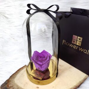 Purple Rose Goblet - Flowerwali