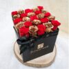 Regal Black Box Bouquet - Flowerwali